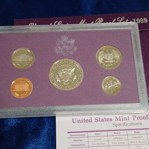1988 & 1989 United States Proof Sets - Picture 6 of 9